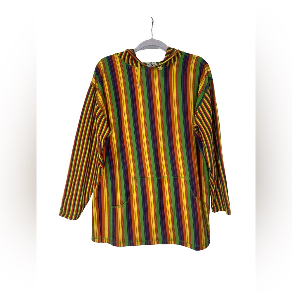 Calvin‎ Klein Multicolor Striped Kids Hoodie